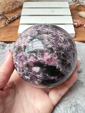Gorgeous Pink Tourmaline Sphere (C23)